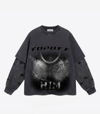 TOPOFF DOUBLE LAYERED TSHIRT